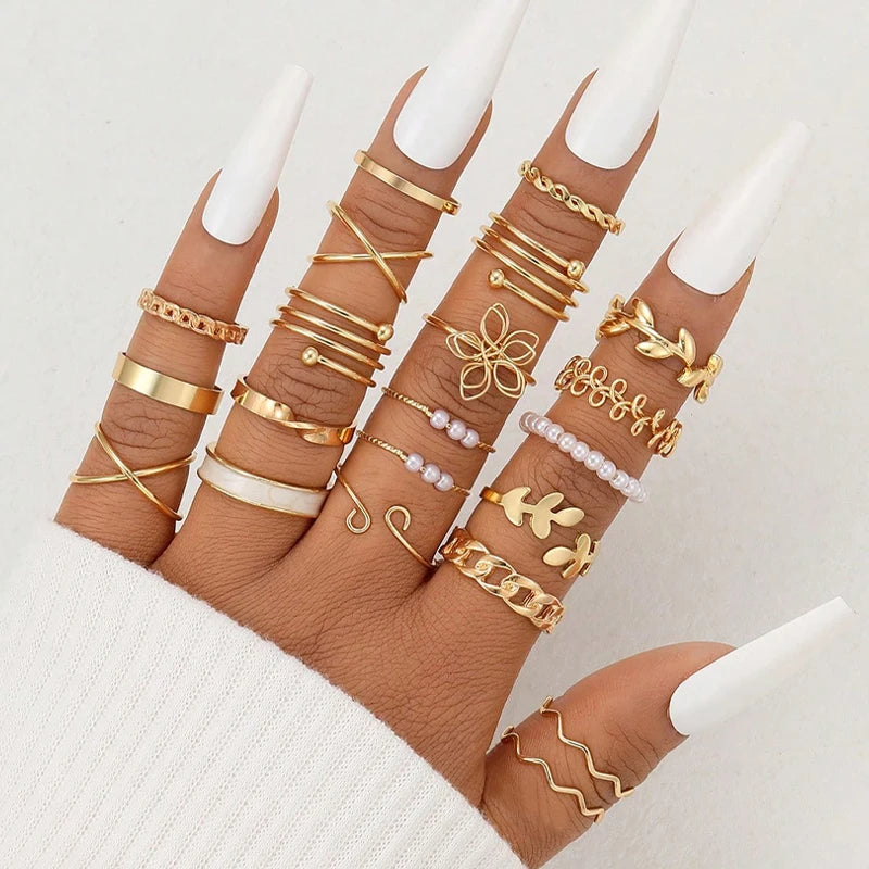 Gold Layered Rings