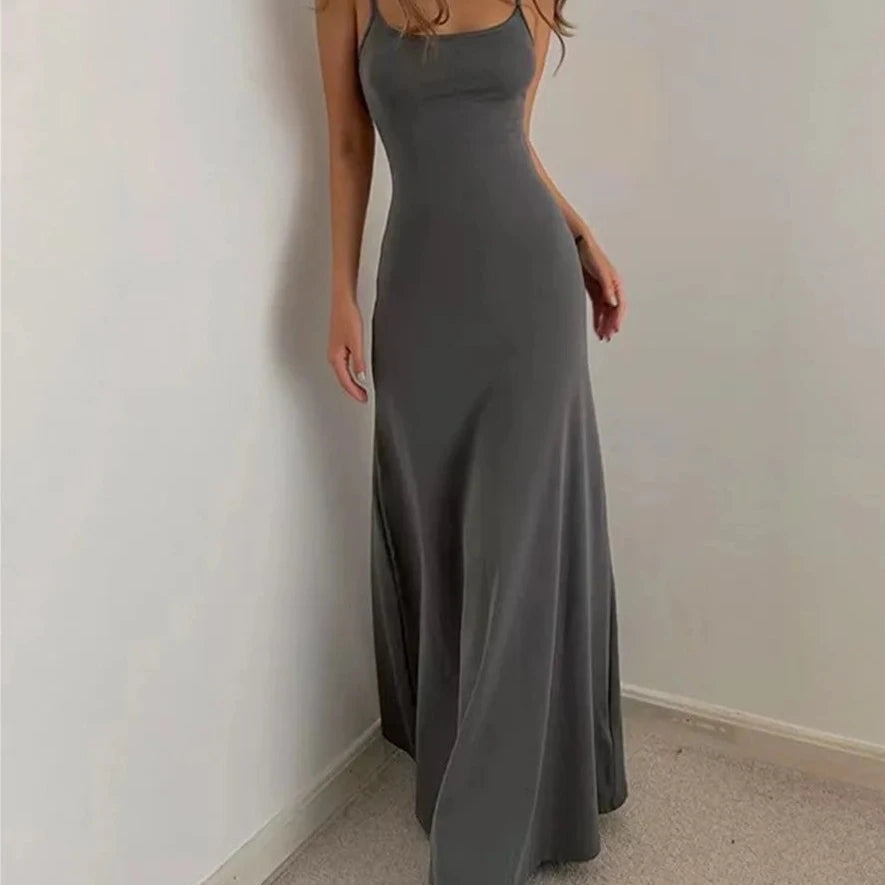 Minimalist Evening Maxi Dress